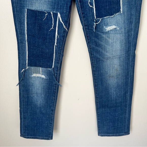 Madewell Women’s Patchwork Slim Boy Jeans Size 27 - Picture 3 of 9